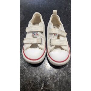 Infant Size 9 Converse Sneakers in White